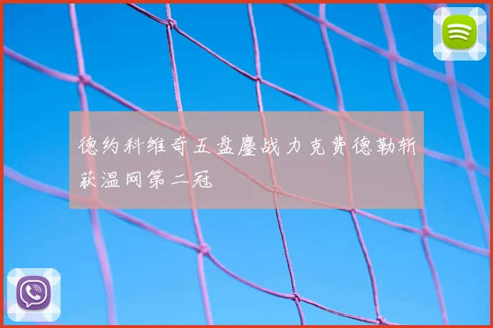 德约科维奇五盘鏖战力克费德勒斩获温网第二冠